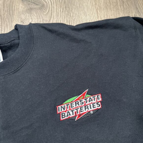 Vintage Interstate Batteries Pullover Crewneck Sweatshirt - Mens Large L - Picture 3 of 5